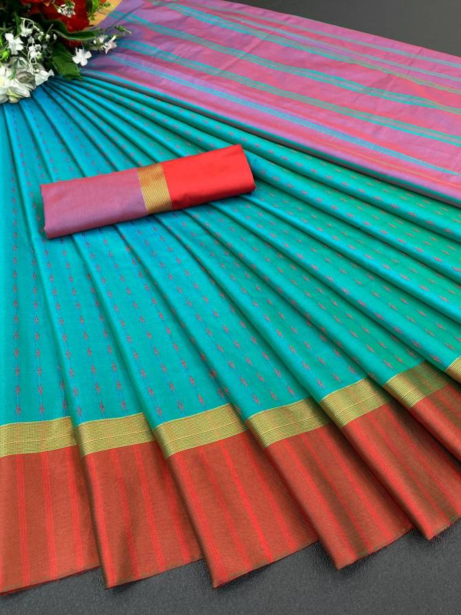 Maahi 55 New Ethnic Wear Silk Blend Printed Designer Saree Collection